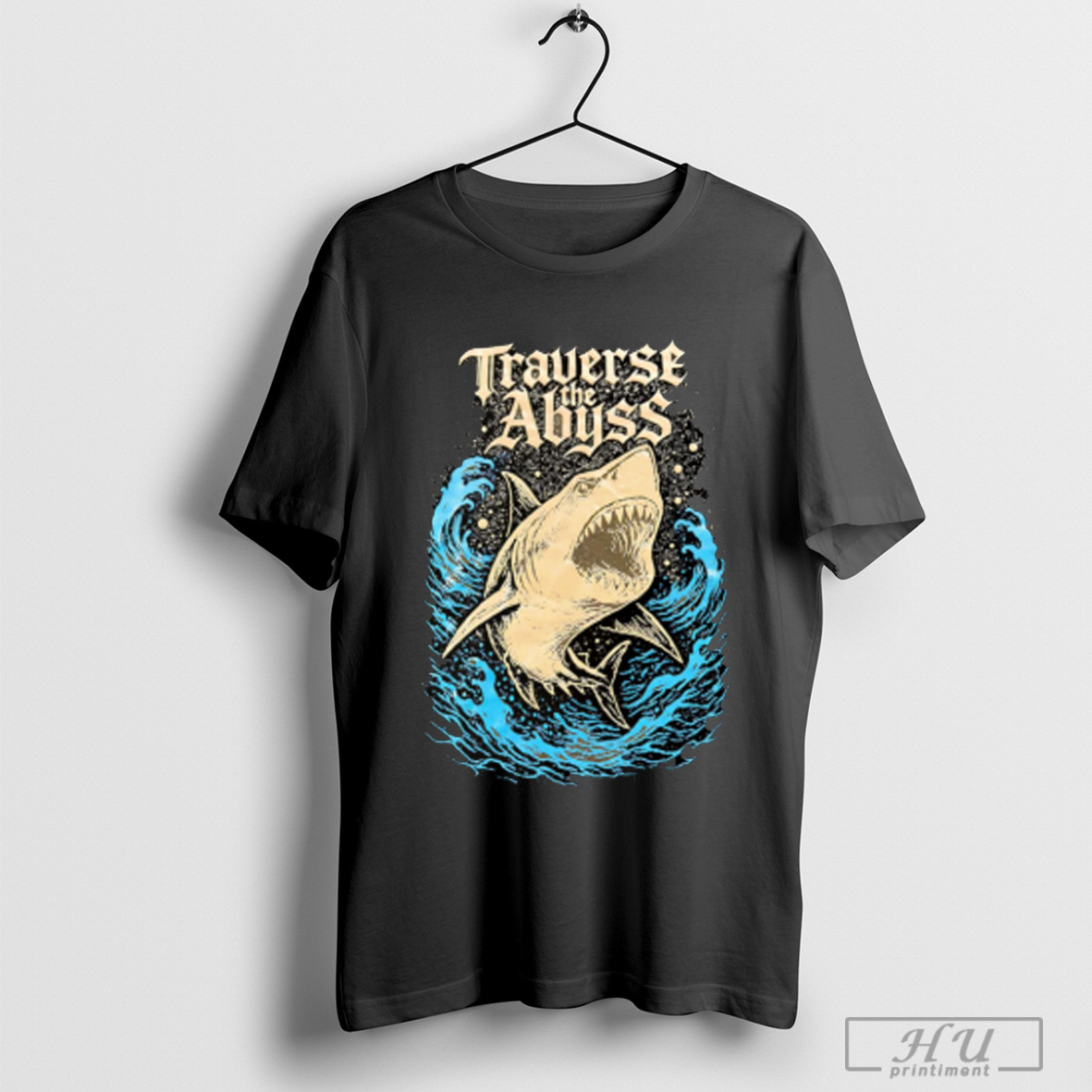 Traverse The Abyss Shark T Shirt Sweatshirt