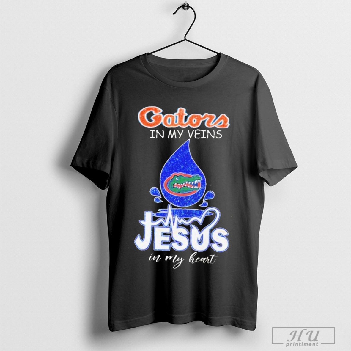 Trending Florida Gators In My Veins Jesus In My Heart T Shirt Sweatshirt