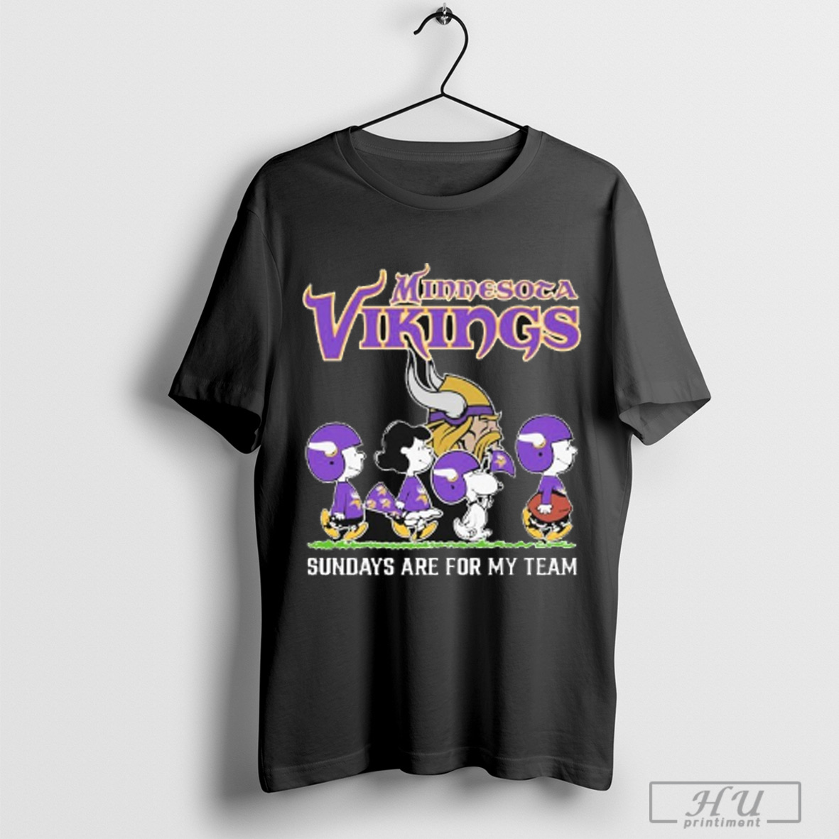 Trending Snoopy And Charlie Brown The Peanuts Minnesota Vikings Sundays Are For My Team T Shirt Sweatshirt