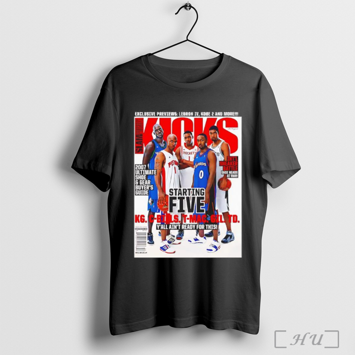 Trending Tim Duncan T Mac Kg Gilbert Arenas Chauncy Billups Nba Retro Basketball T Shirt Sweatshirt