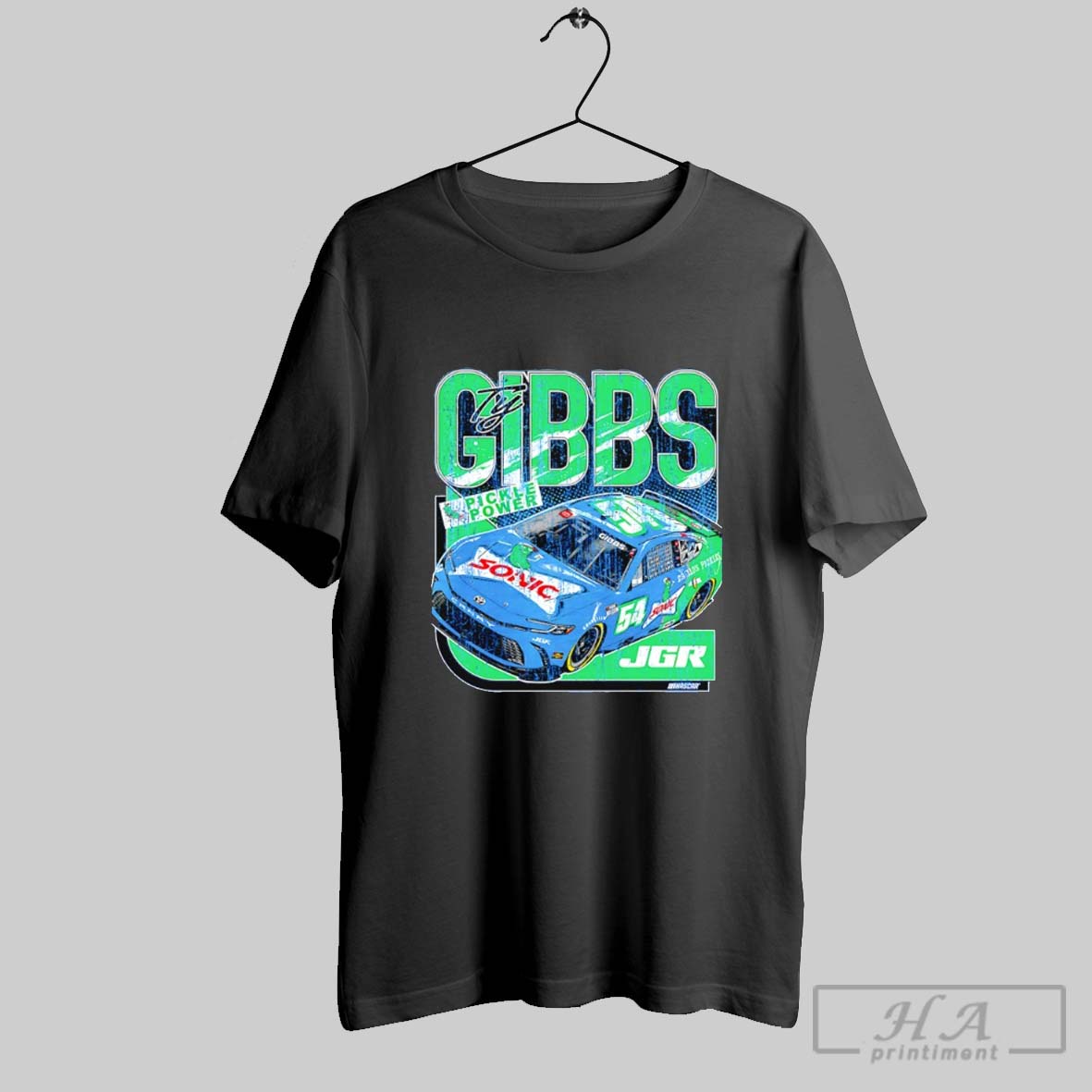 Ty Gibbs Joe Gibbs Racing Team Pickle Power Shirt