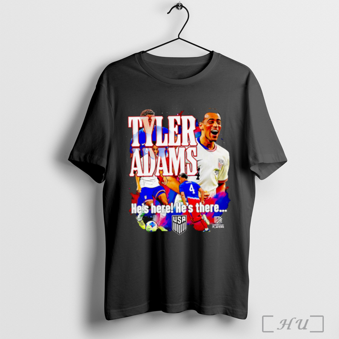 Usmnt Tyler Adams Hes Here Hes There Graphic T Shirt Sweatshirt