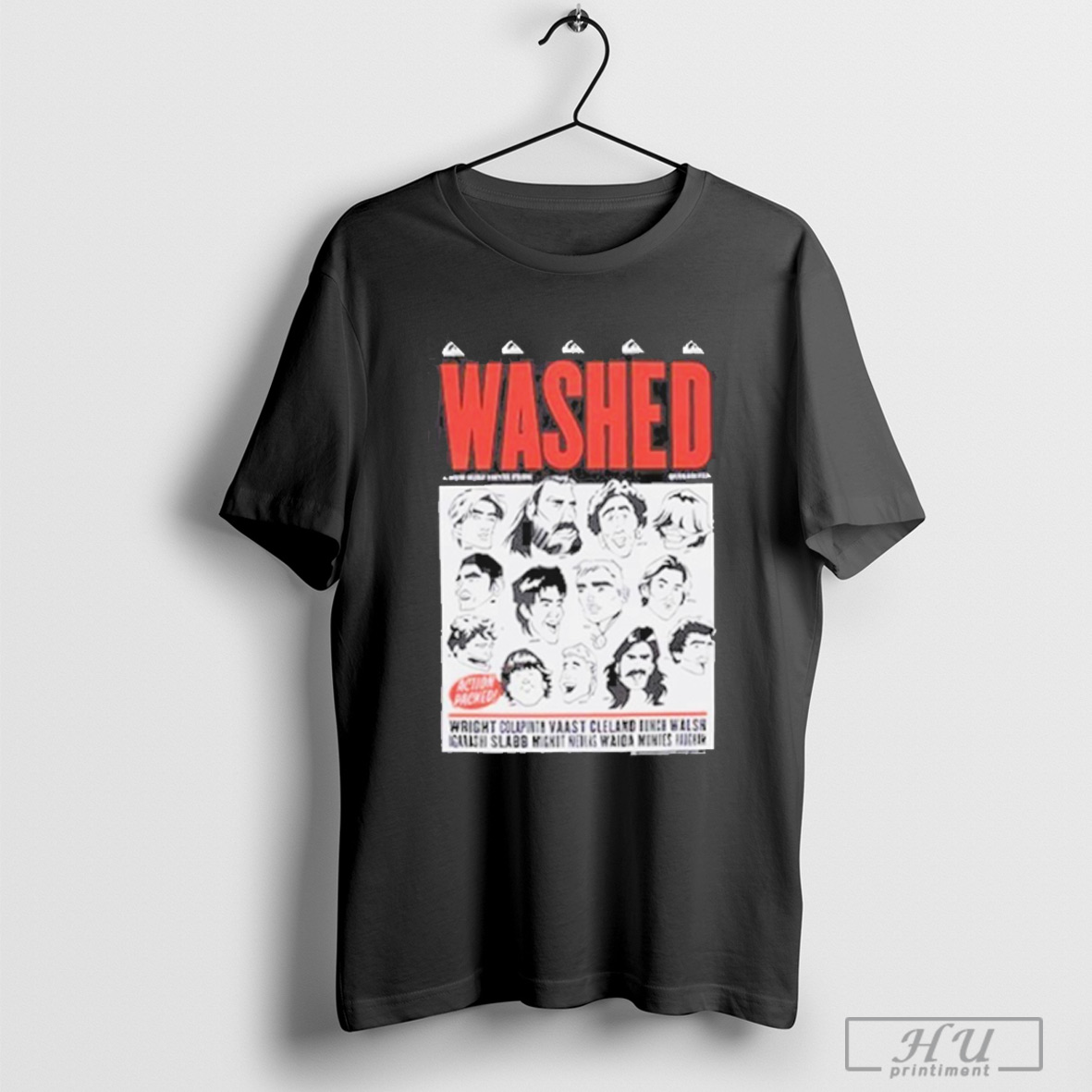 Washed Black T Shirt Sweatshirt