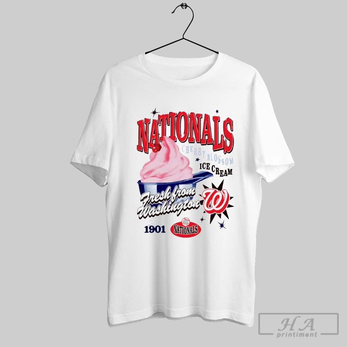 Washington Nationals Cherry Blossom Ice Cream Fresh From Washington Shirt