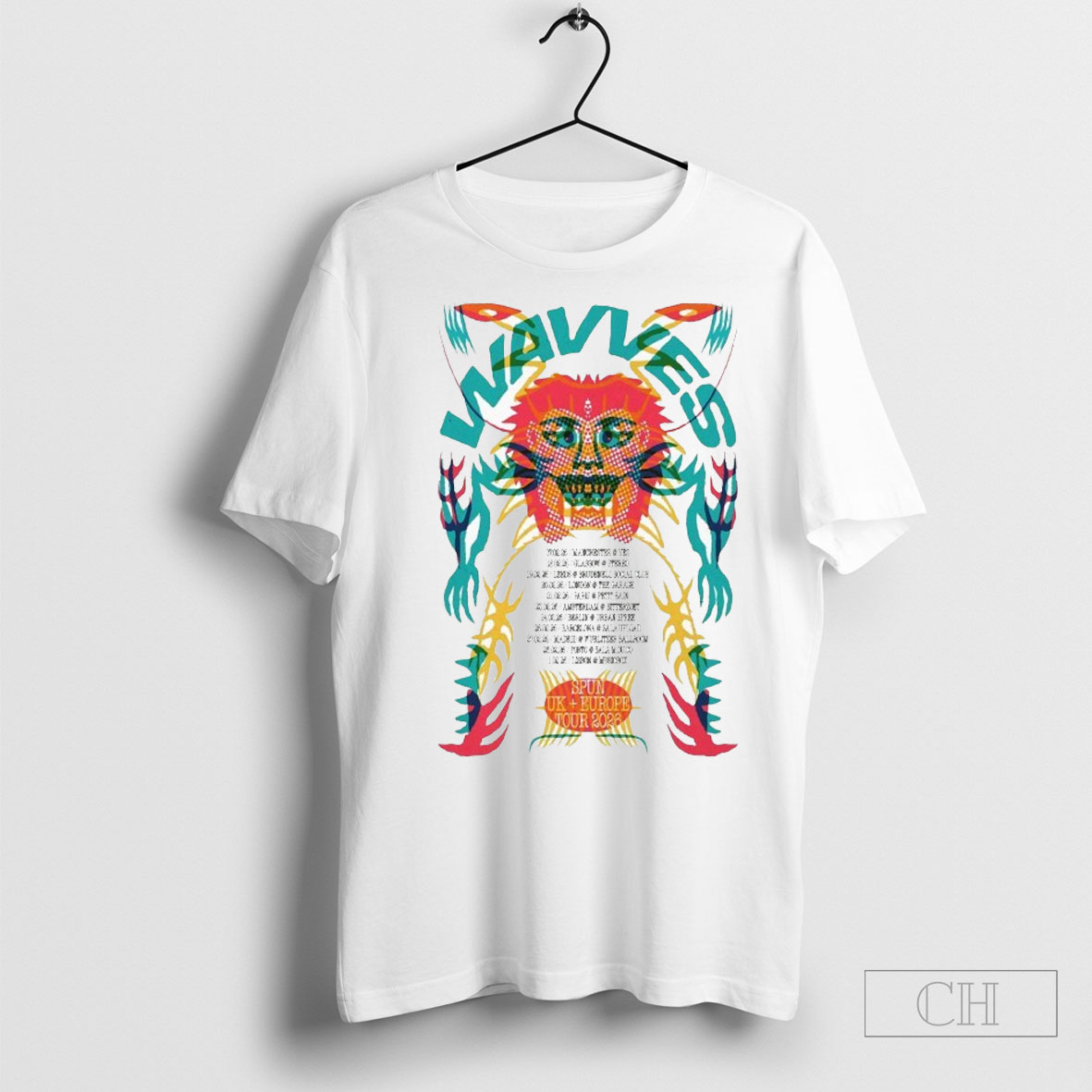 Wavves Spun Uk Europe Show 2026 T Shirt