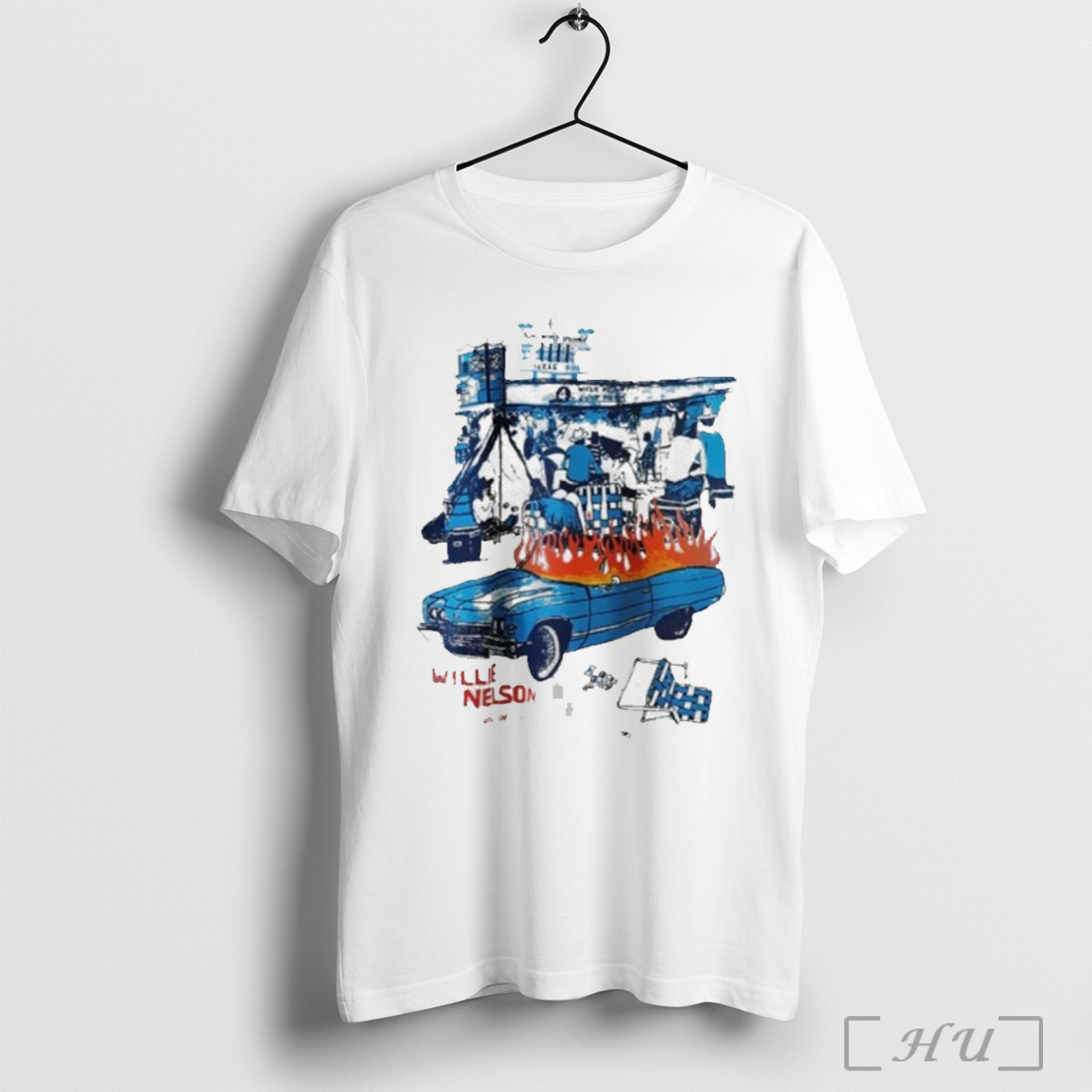 Willie Nelson 4th Of July Picnic T Shirt Sweatshirt