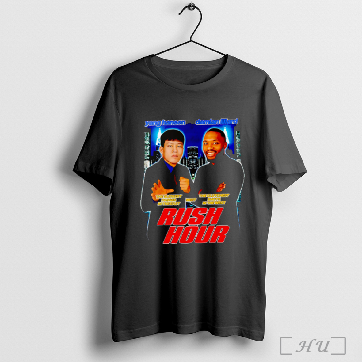 Yang Hansen Damian Lillard Rush Hour Retro T Shirt Sweatshirt
