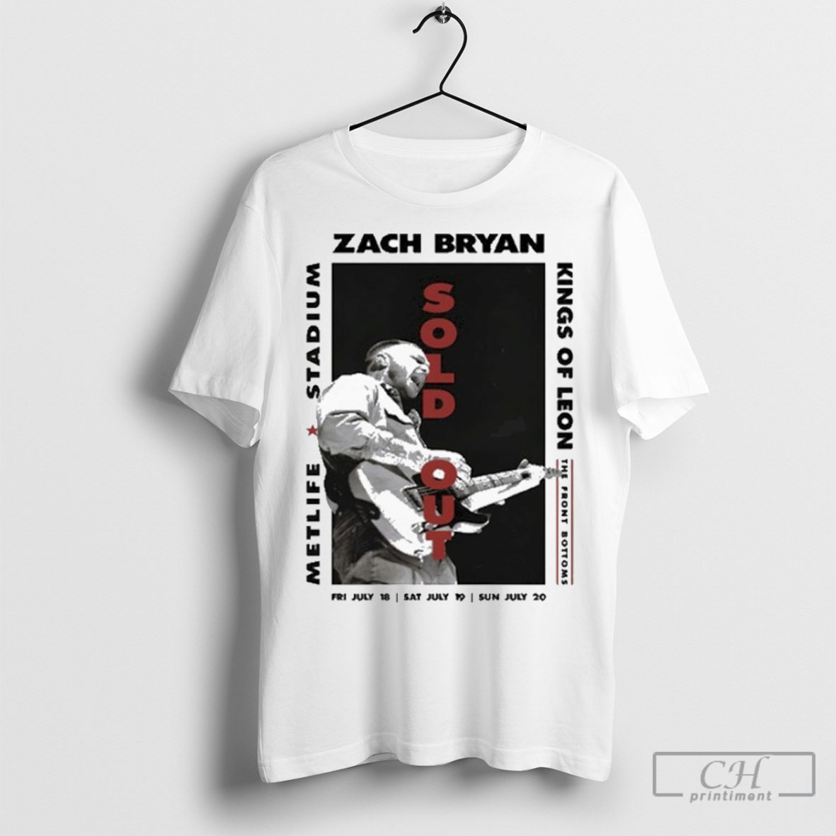 Zach Bryan Kings Of Leon Metlife Stadium The Front Bottoms East Rutherford July 2025 Tee Shirt Sweatshirt