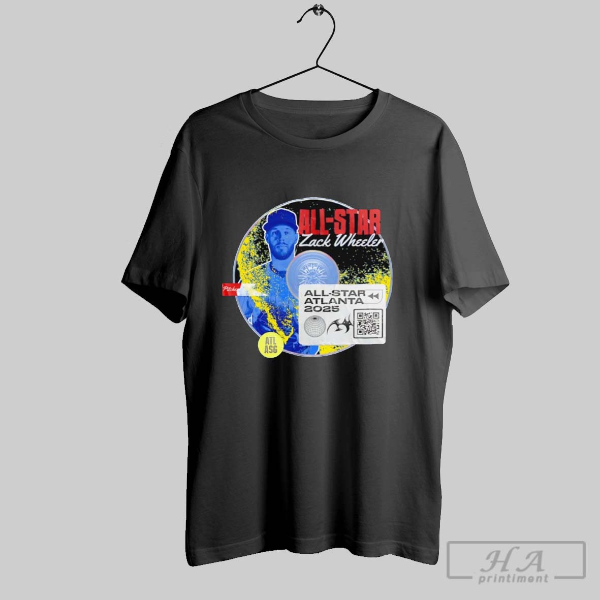 Zack Wheeler Philadelphia Phillies All Star Atlanta 2025 Shirt