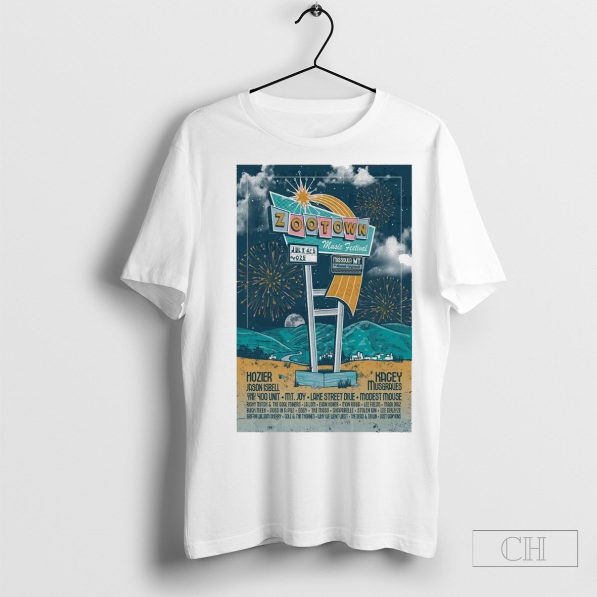 Zootown Music Missoula Montana Fes 2025 Tour T Shirt