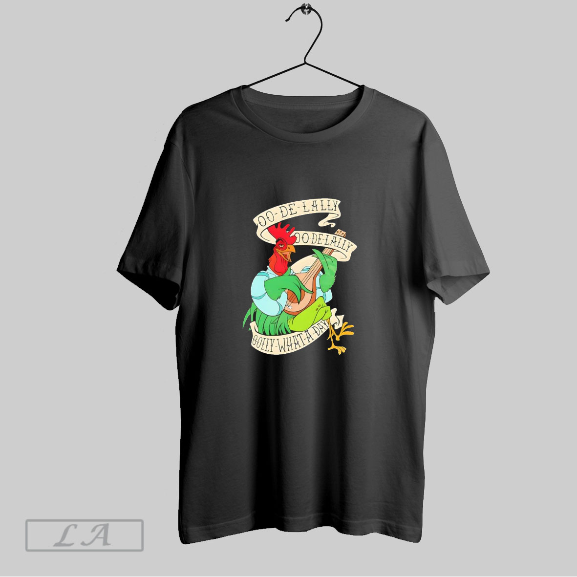 Alan A Dale Playing Lute Robin Hood Oo De Lally Golly What A Day Disney Figure Shirt