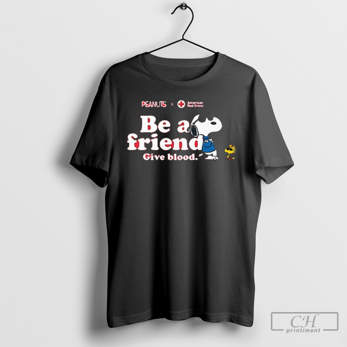 American Red Cross Snoopy Give Blood Shirt