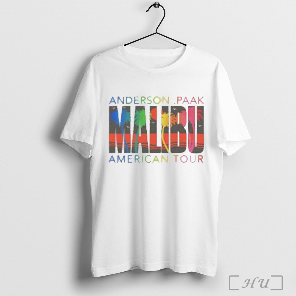 Anderson Paak Malibu Tour 2024 Palm Tree T Shirt Sweatshirt