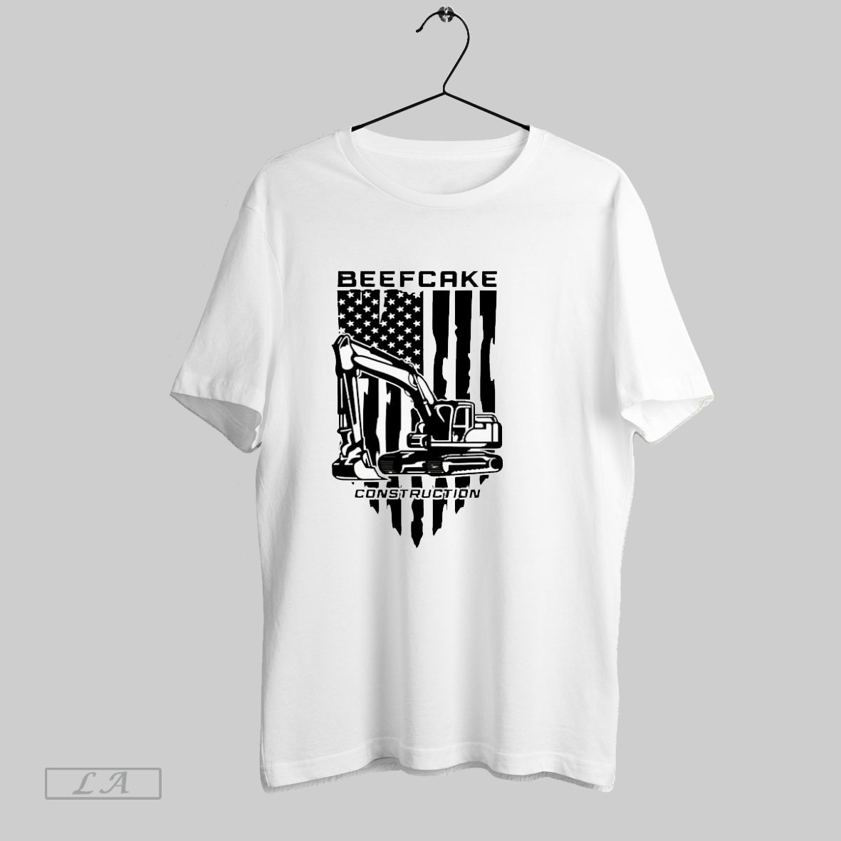 Andrew Flair Beefcake Construction Excavator Left Chest Shirt