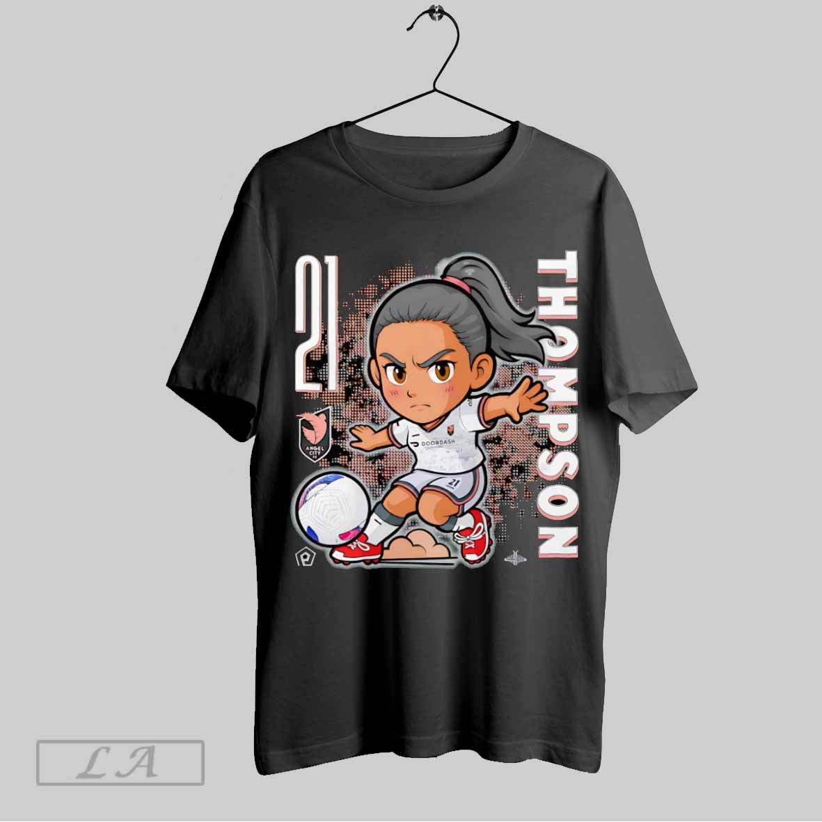 Angel City Fc Alyssa Thompson Chibi Cartoon Shirt T Shirt