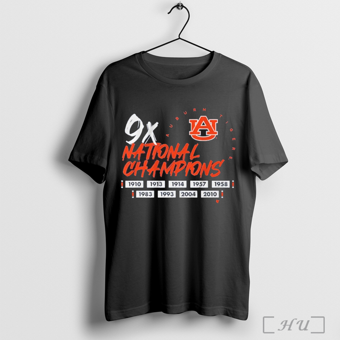 Auburn Tigers Football Nine Time National Champions T Shirt Sweatshirt