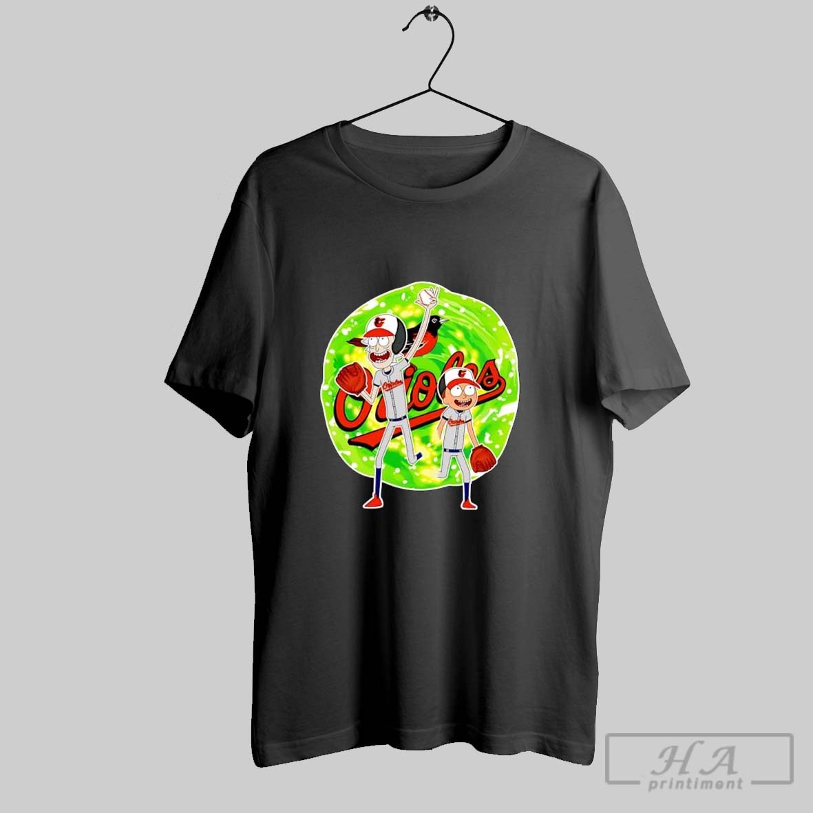 Baltimore Orioles Rick And Morty Baseball Shirt Hoodie Sweater Longsleeve And V Neck T Shirt
