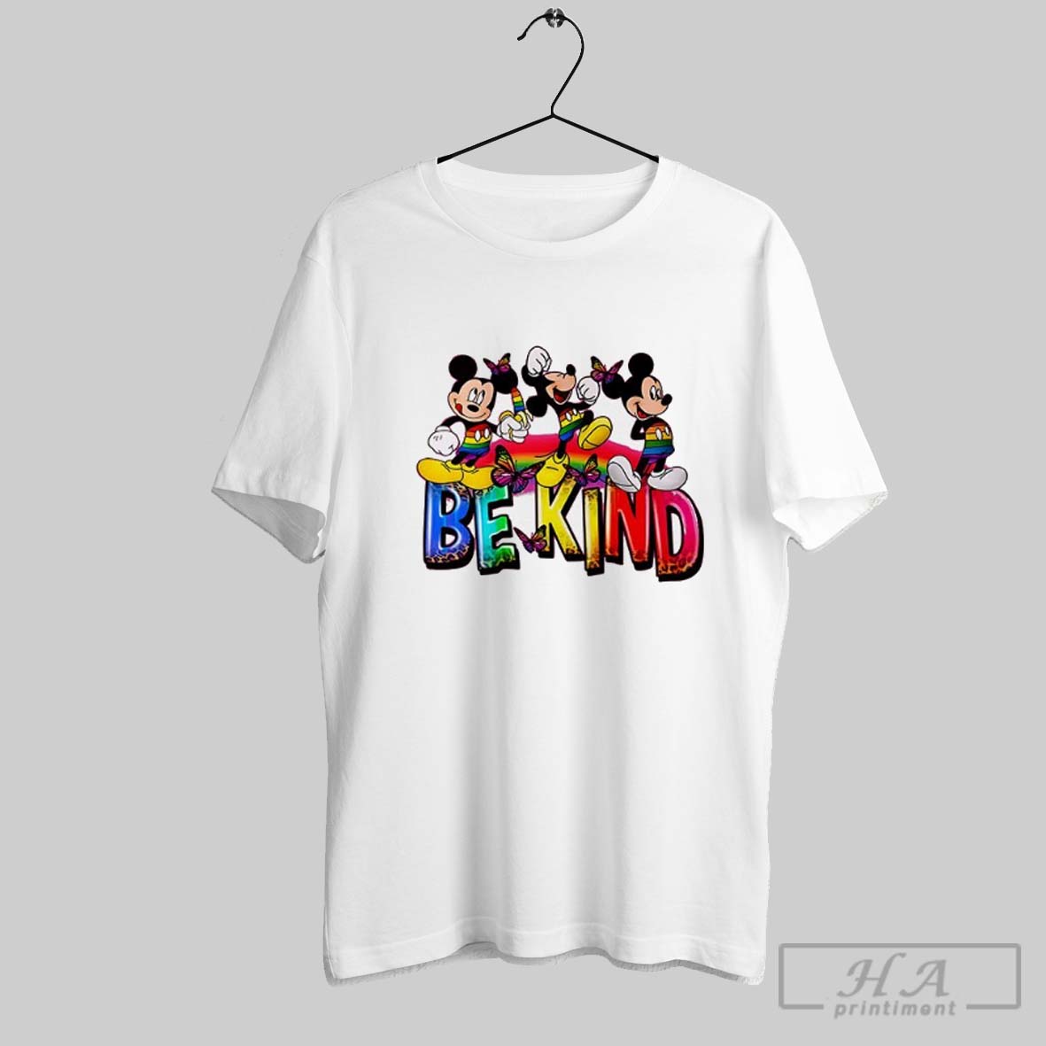 Be Kind The Mickey Rainbow Shirt