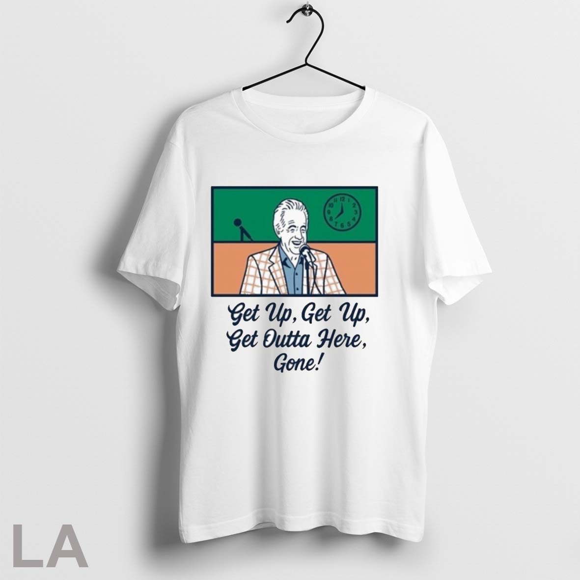 Bob Uecker Get Up Get Outta Here Gone Milwaukee Brewers T Shirts