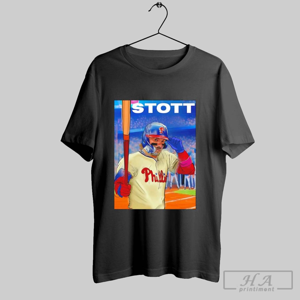 Bryson Stott Philadelphia Phillies Baseball Philly Red Hot Tater Tot Cartoon Shirt