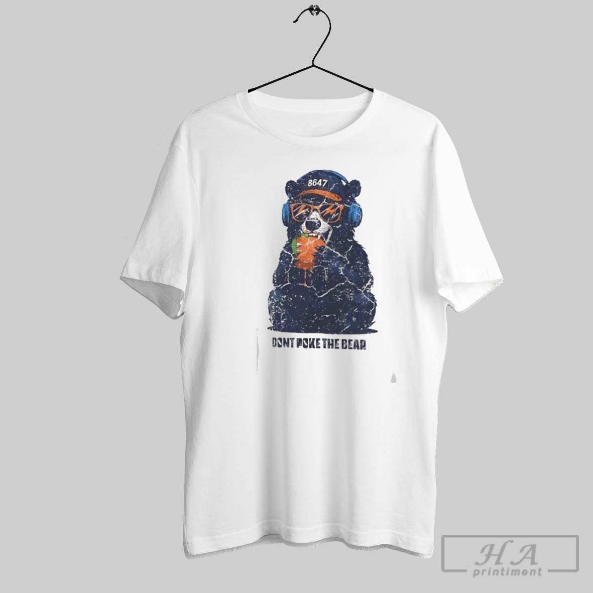 California 86 47 Dont Poke The Bear Eating Orange Shirt