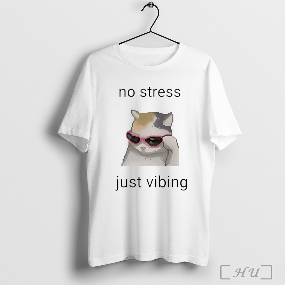 Cat No Stress Just Vibing T Shirt Sweatshirt