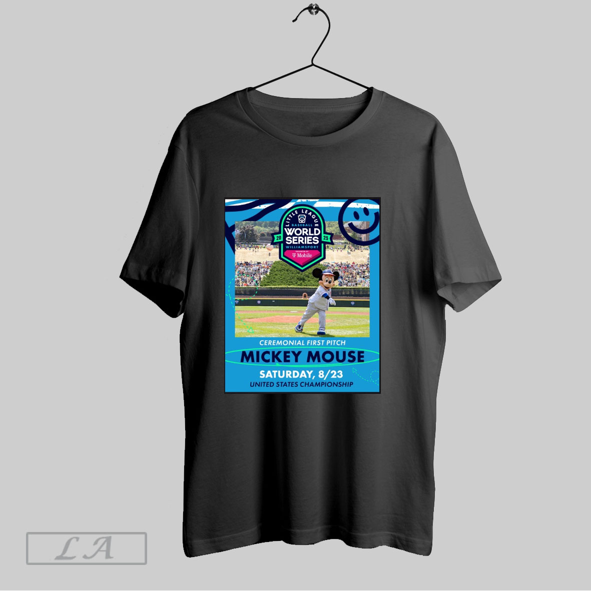 Ceremonial First Pitch Mickey Mouse Saturday August 23 2025 United States Championship Poster Shirt