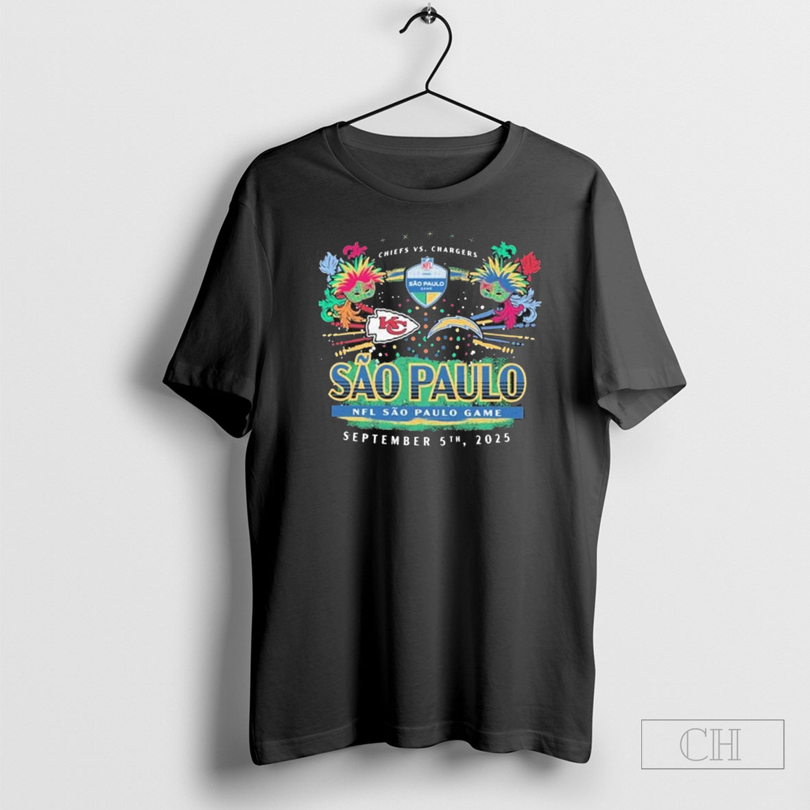 Chiefs Vs Chargers 2025 Sao Paulo Nfl International Games T Shirt