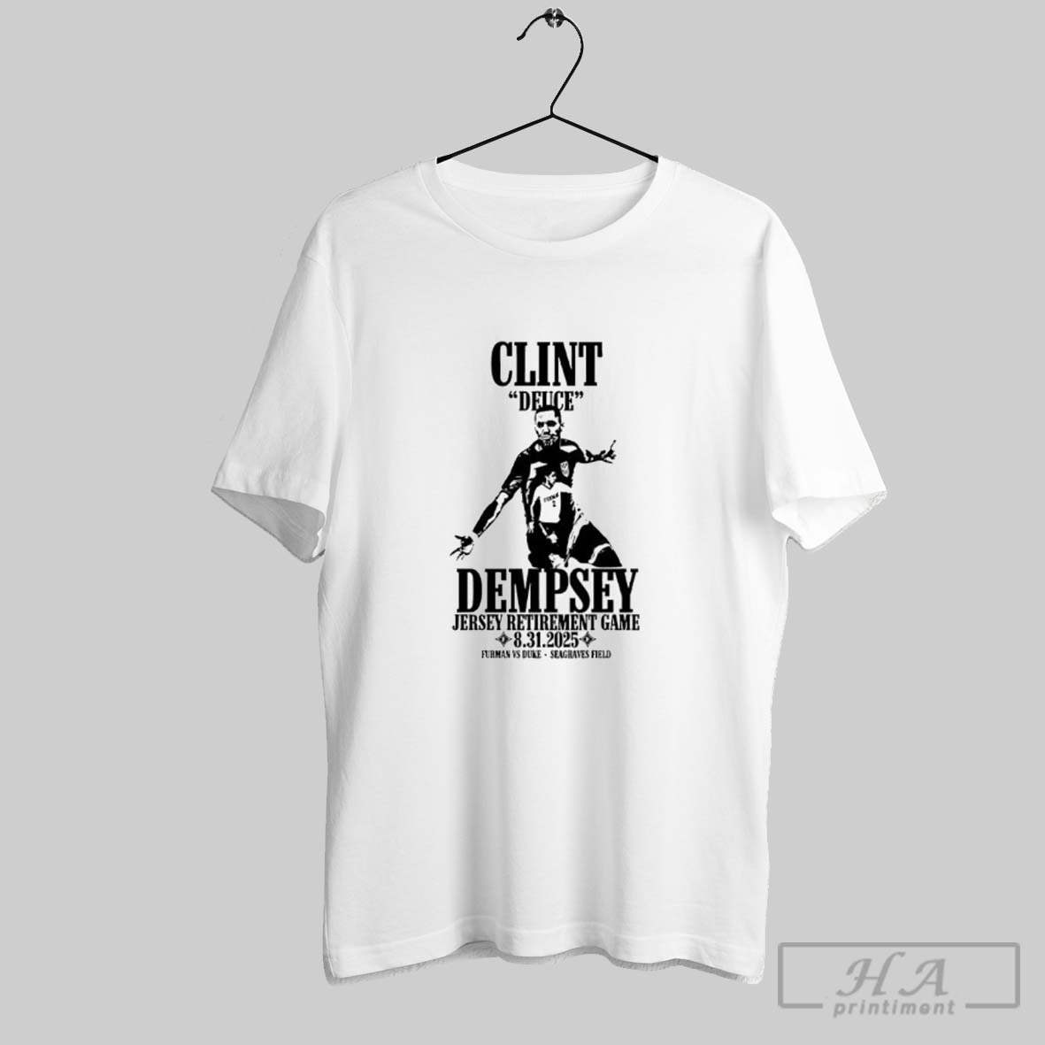Clint Deuce Dempsey Jersey Retirement Game Shirt