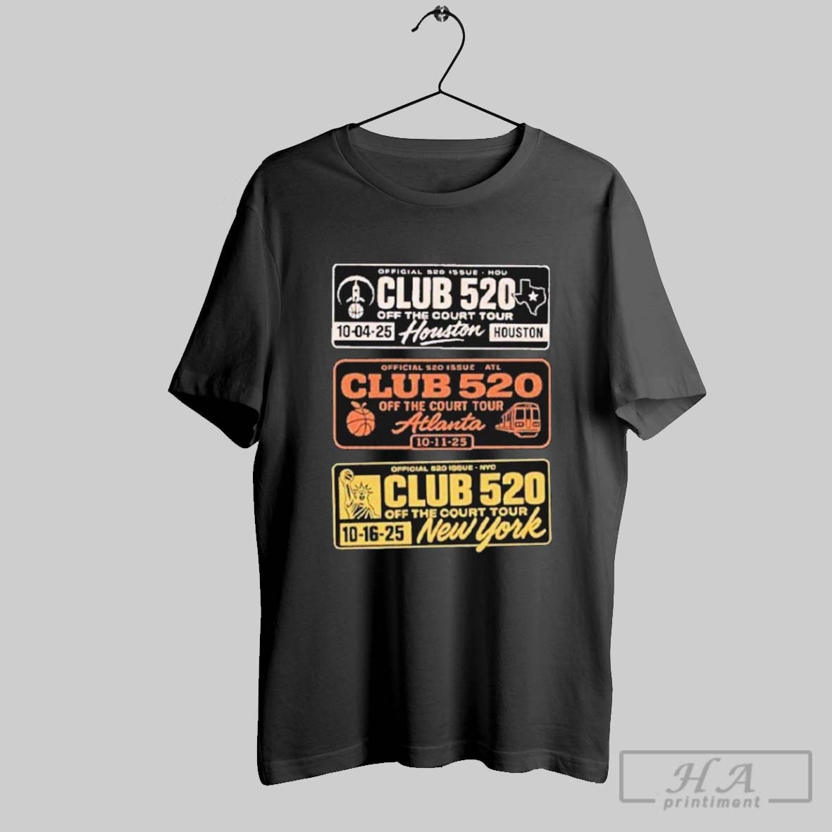 Club 520 Route 250 T Shirts