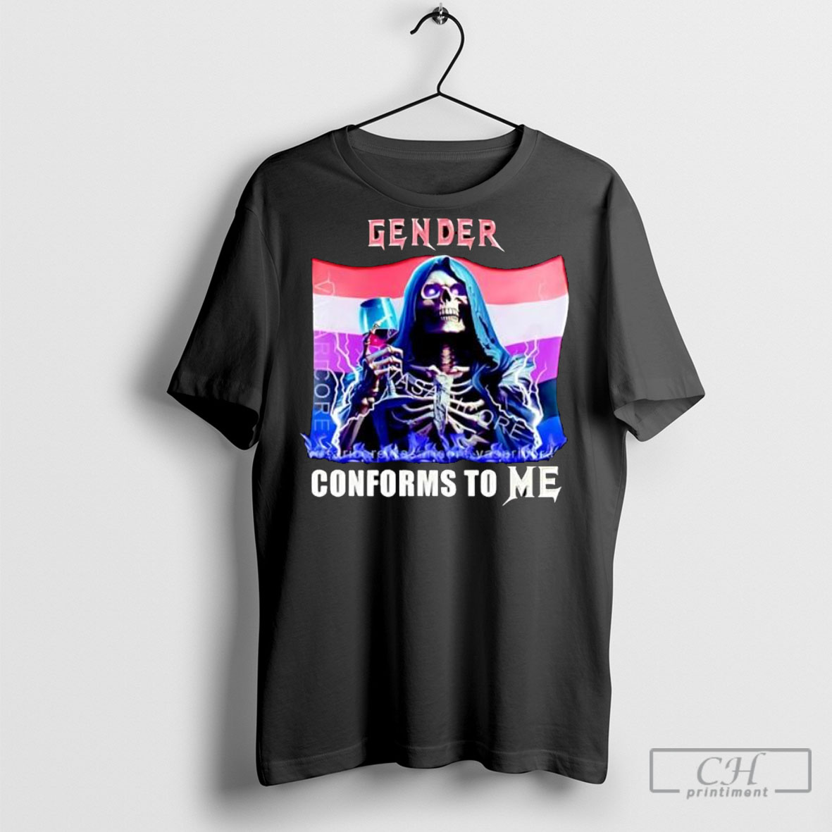 Death Gender Conforms To %ce%bce Shirts Hoodie