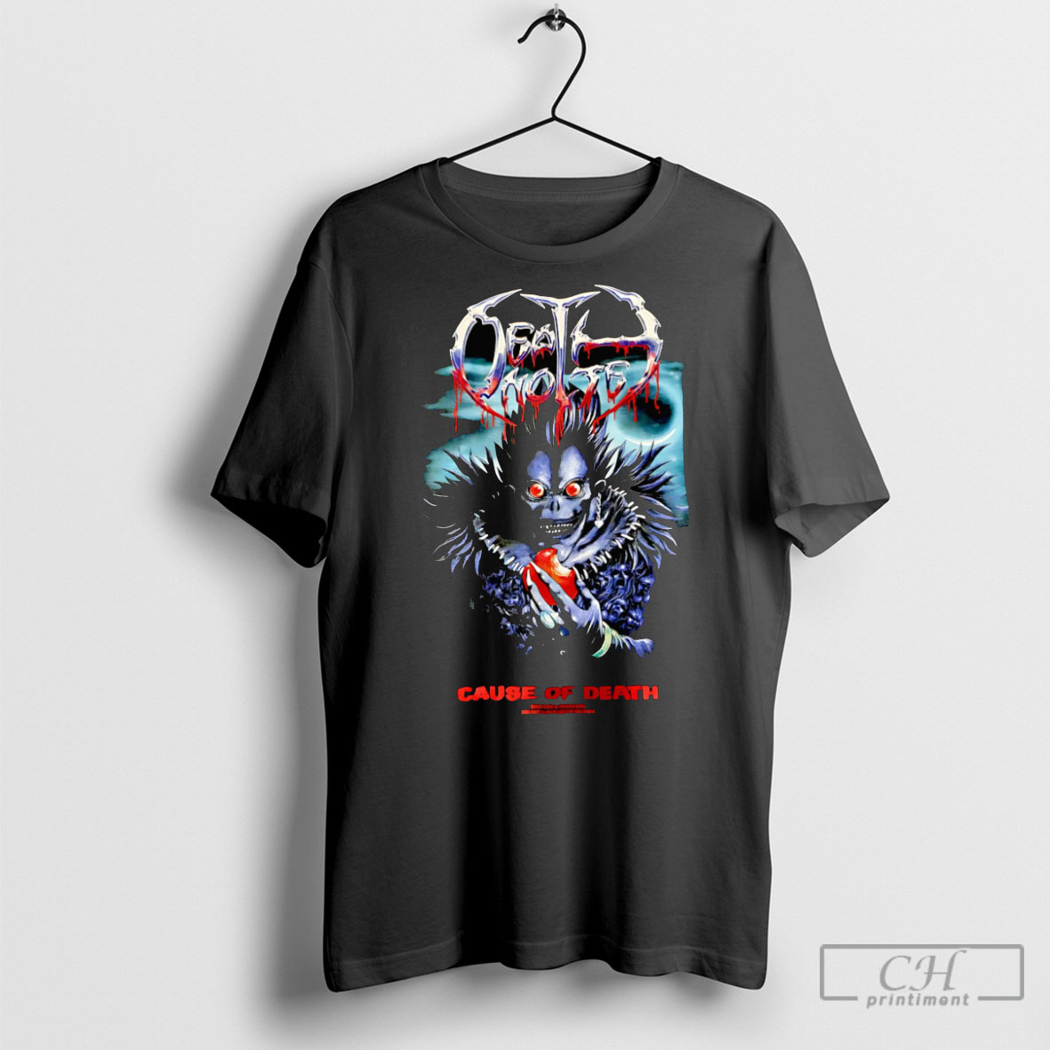 Death Note X Obituary Cause Of Death Sweater Tee Shirt