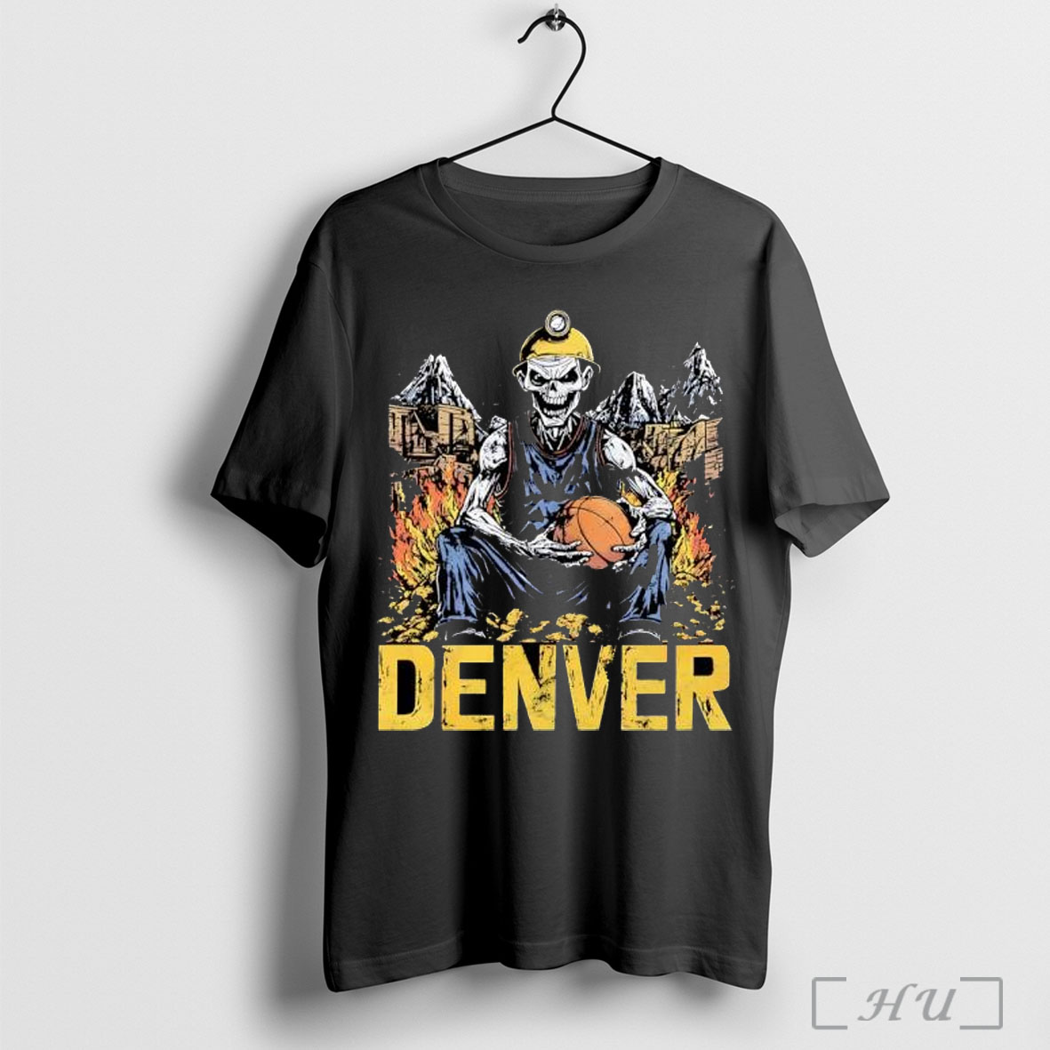 Denver Basketball American Team Sports Retro T Shirt Sweatshirt