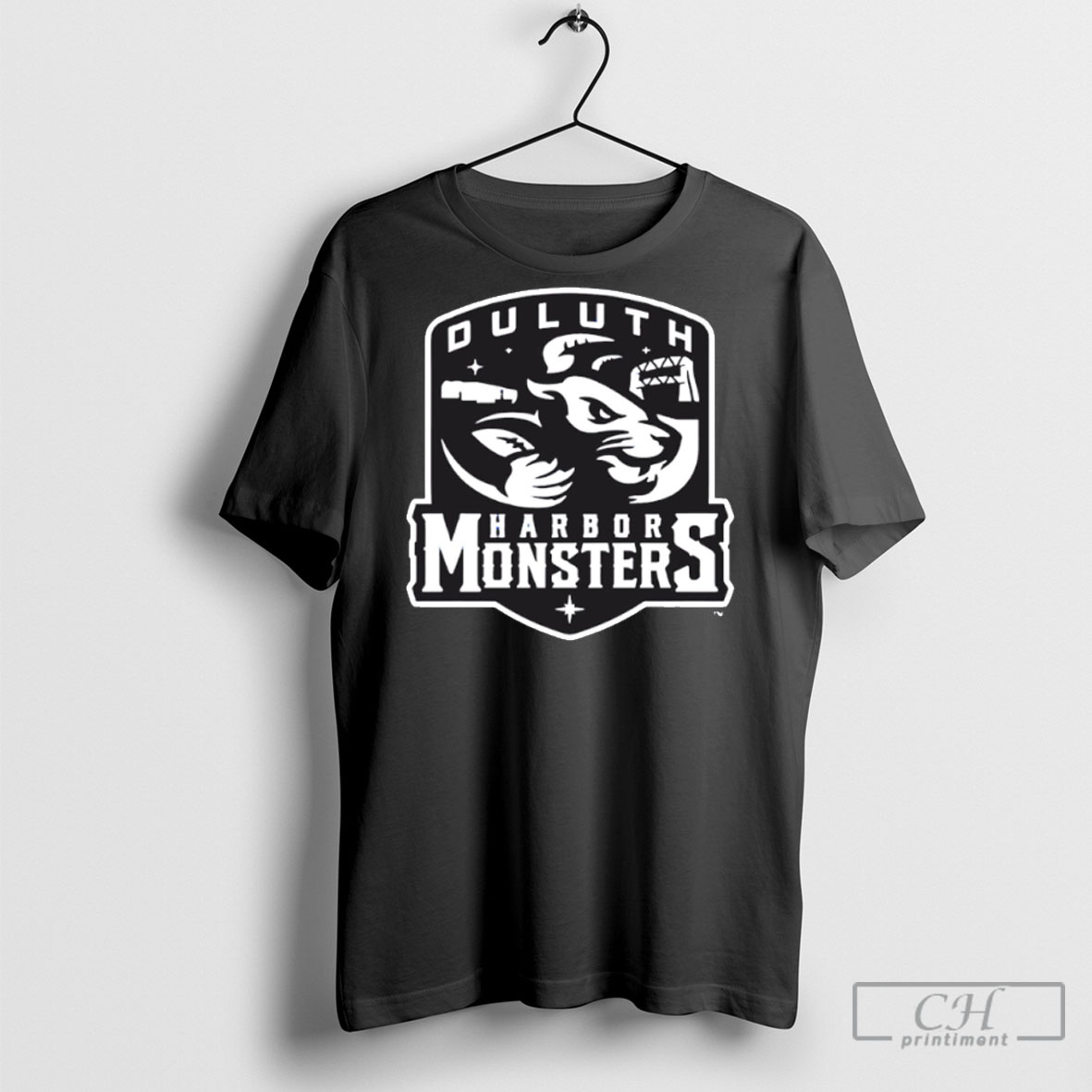 Duluth Harbor Monsters Logo Tee Shirt Sweatshirt