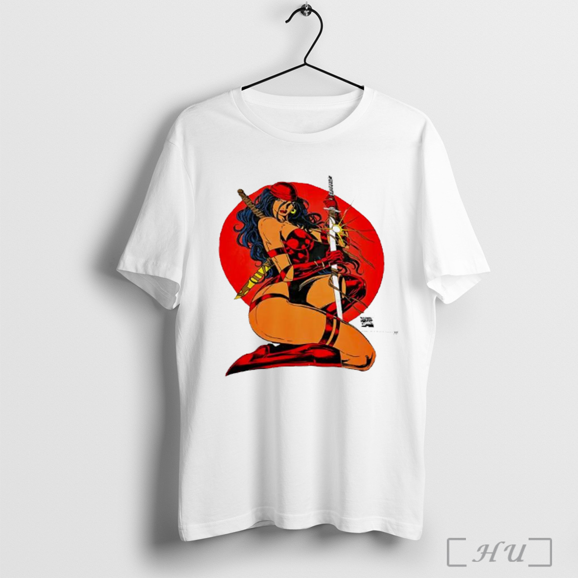 Elektra Comic Images Marvel 1996 T Shirt Sweatshirt
