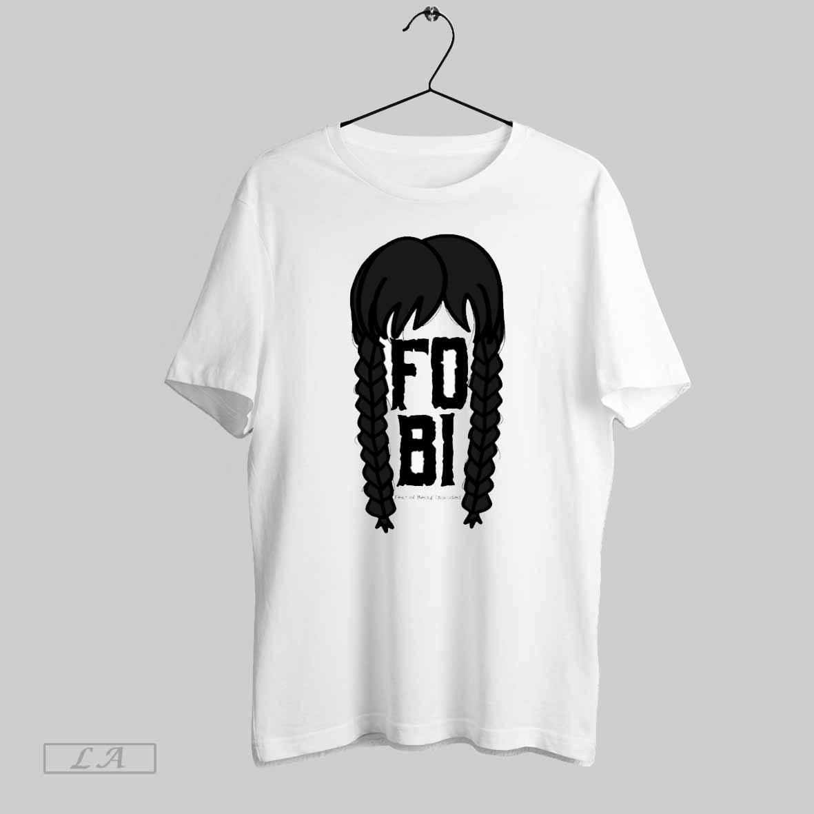 Fobi Fear Of Being Included Wednesday Addams Shirt T Shirt