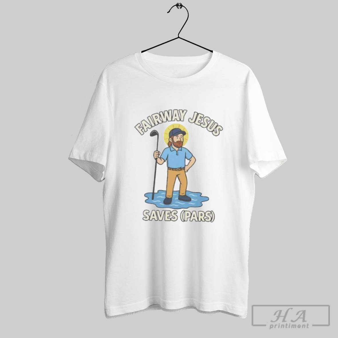 Fairway Jesus Saves Pars Tommy Fleetwood Fedex Cup Tour Championship Shirt