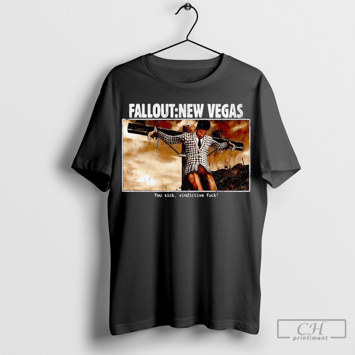 Fallout New Vegas Sick And Vindictive Sweater Tee Shirt