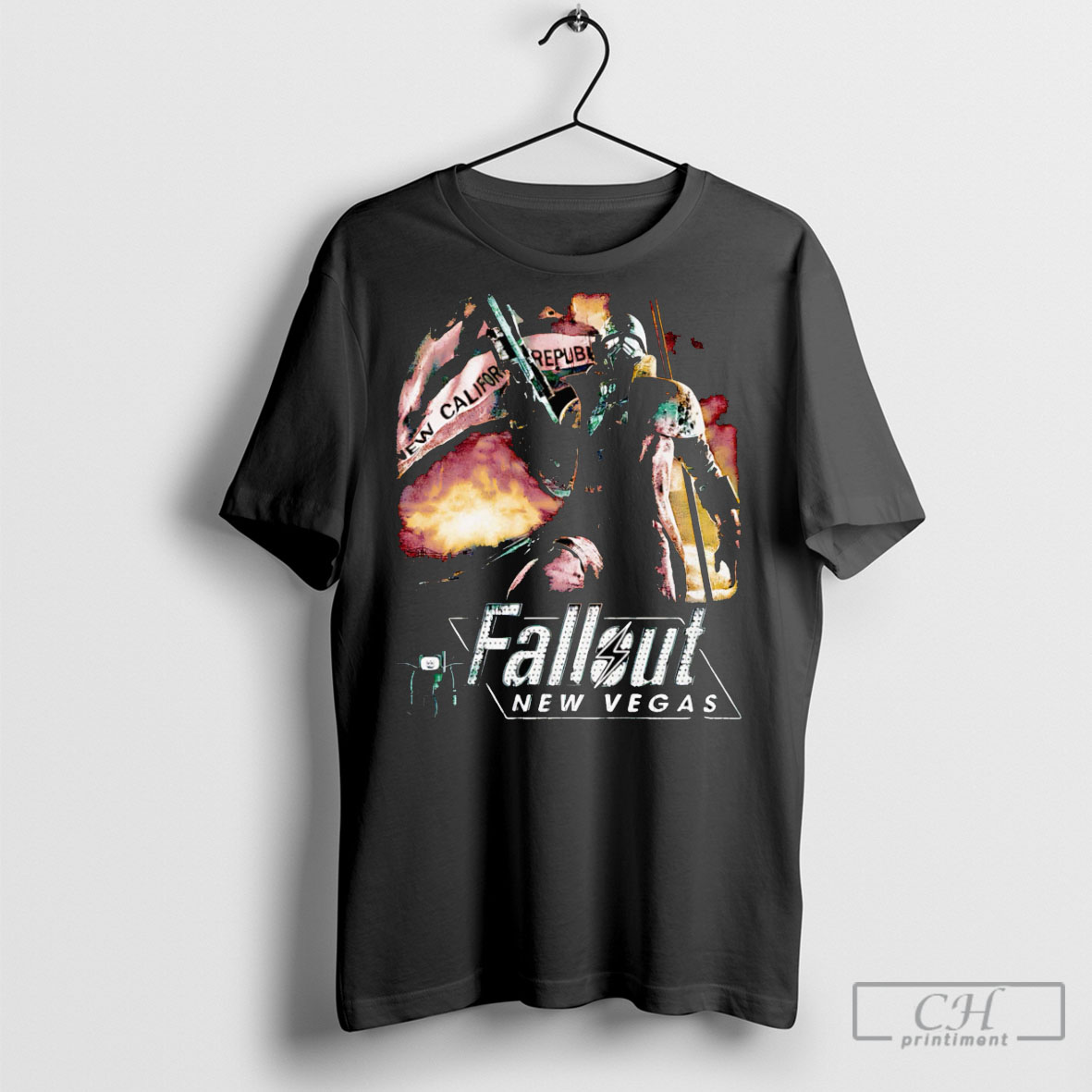 Fallout New Vegas Retro Sweater Tee Shirt