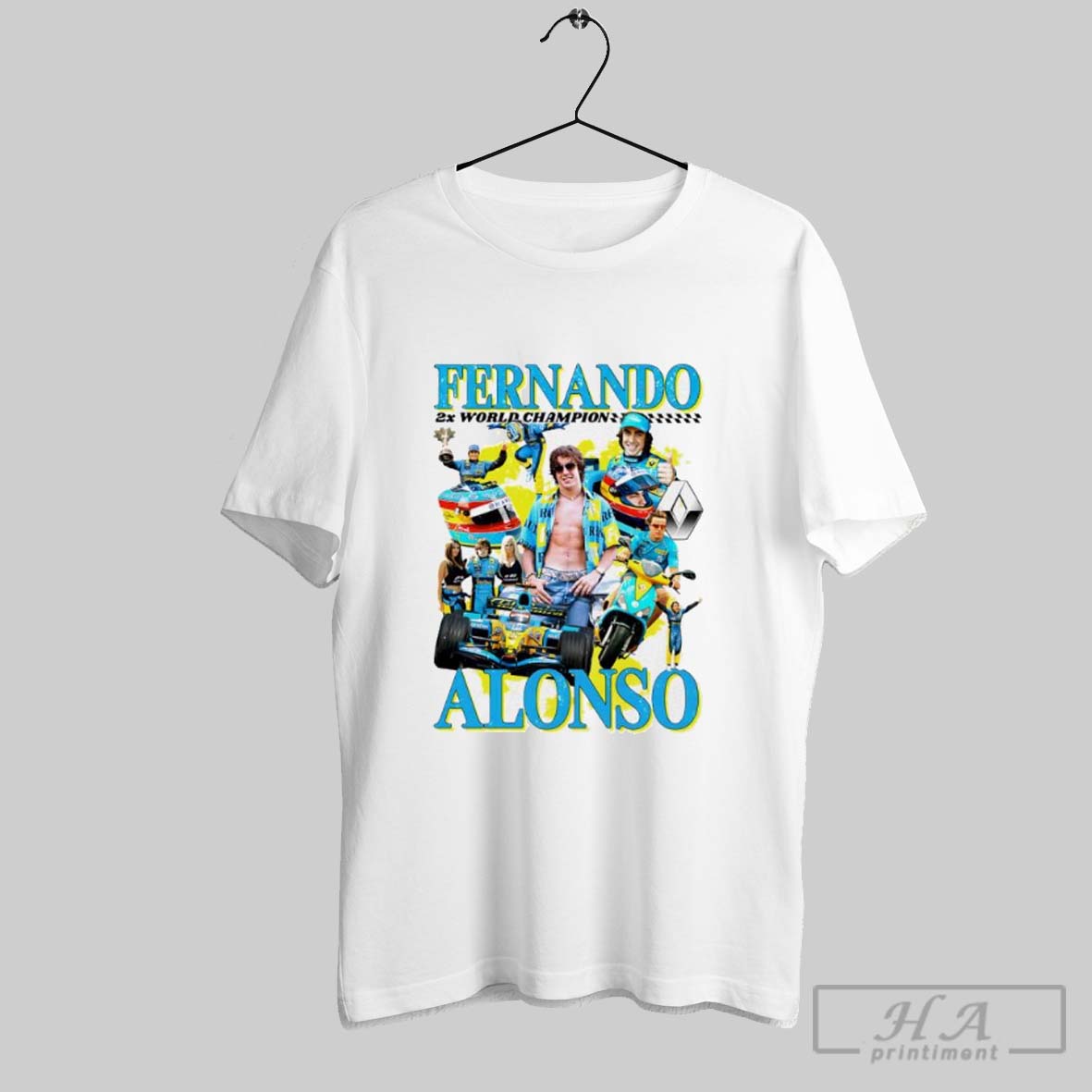 Fernando Alonso 2x World Champion Shirt