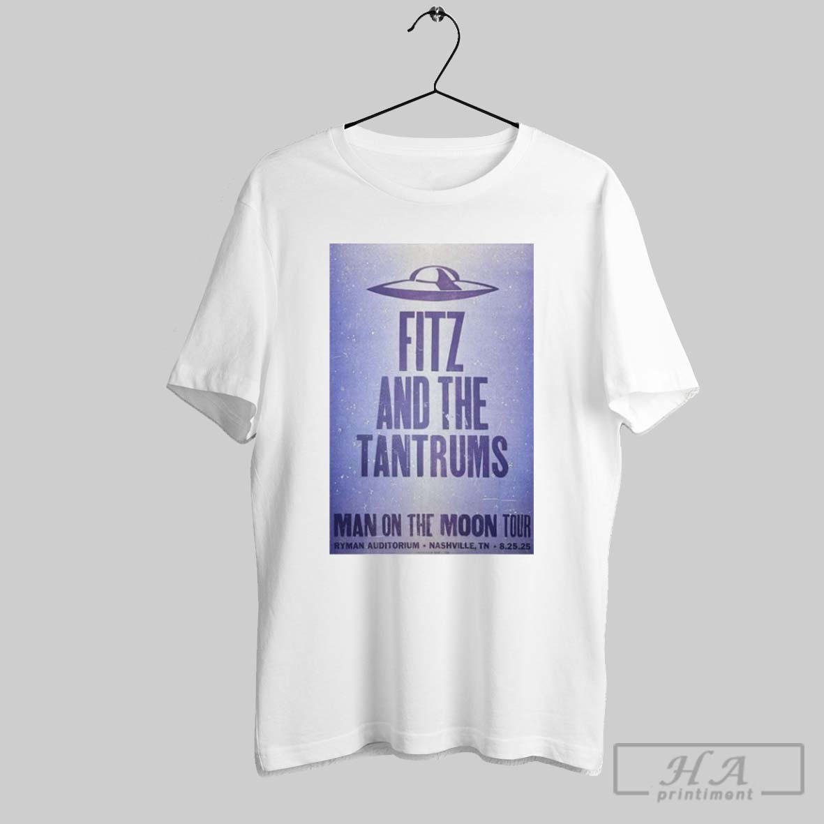 Fitz And The Tantrums Man On The Moon Tour Ryman Auditorium 2025 Ufo T Shirts