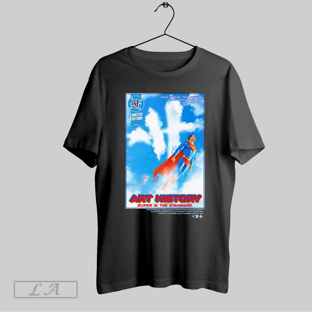 Flight Club Super Man Art History Super Is The Standard Shirt T Shirt