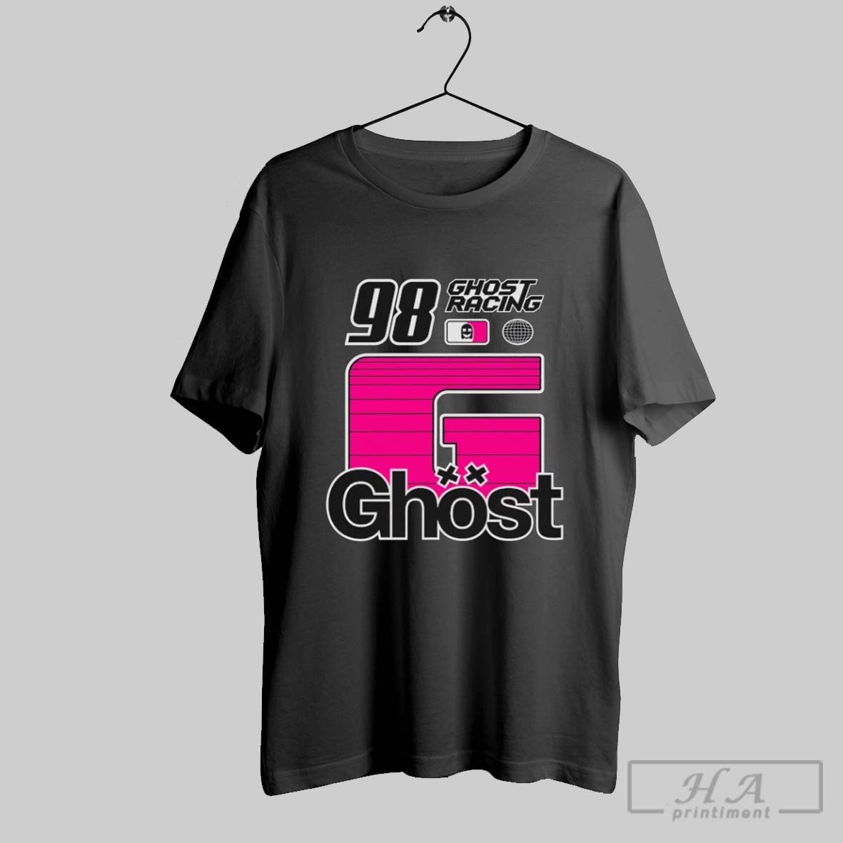 Ghost Racing Big G Silver T Shirts