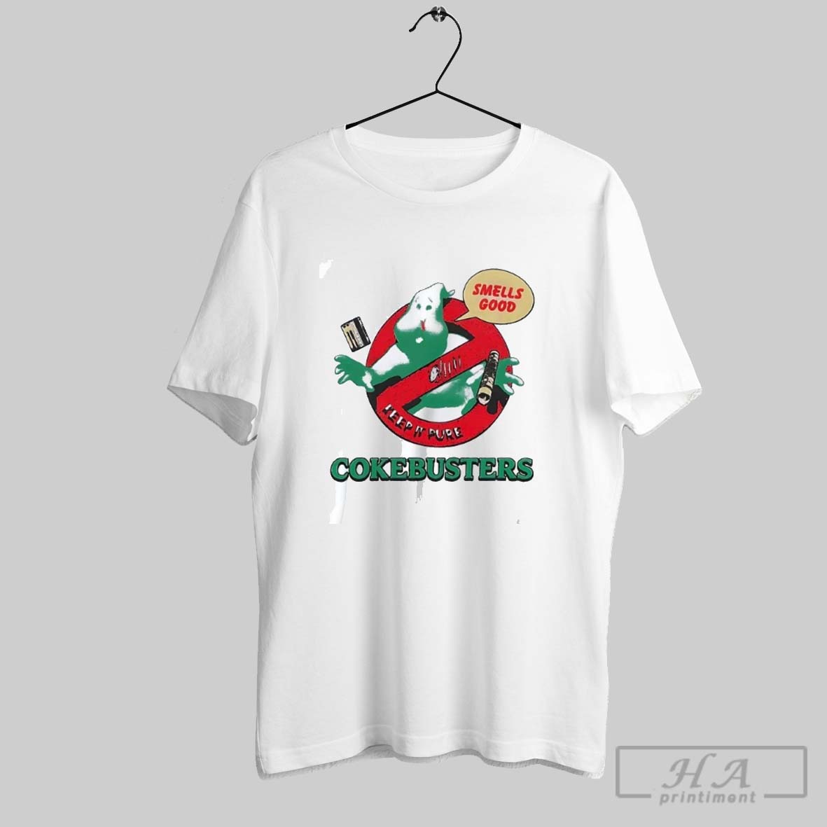 Ghostbusters Cokebusters Smell Good Keep It Pure Shirt
