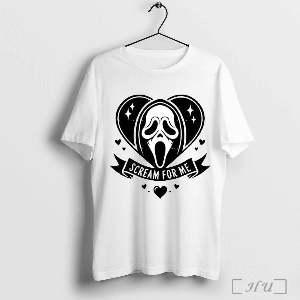 Ghostface Scream For Me Horror Movie Valentine Heart T Shirt Sweatshirt