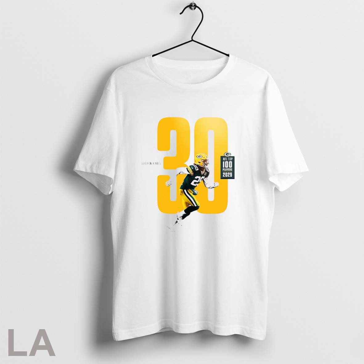 Green Bay Packers Xavier Mckinney Nfl Top 100 At 30 Players 2025 T Shirt