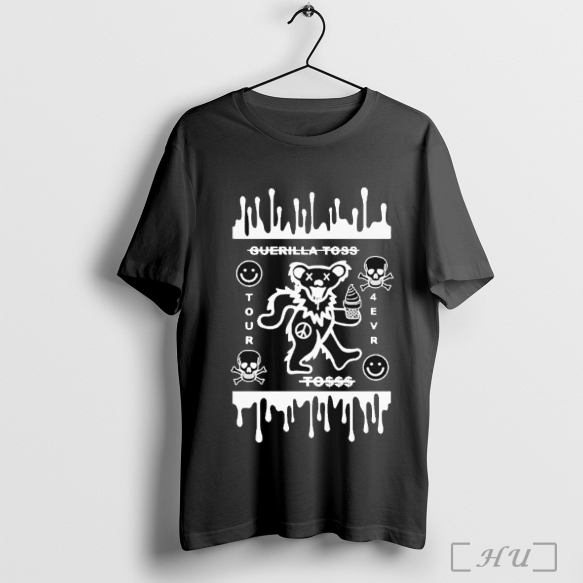 Guerilla Toss Tour 4eva Grateful Dead Bears T Shirt Sweatshirt