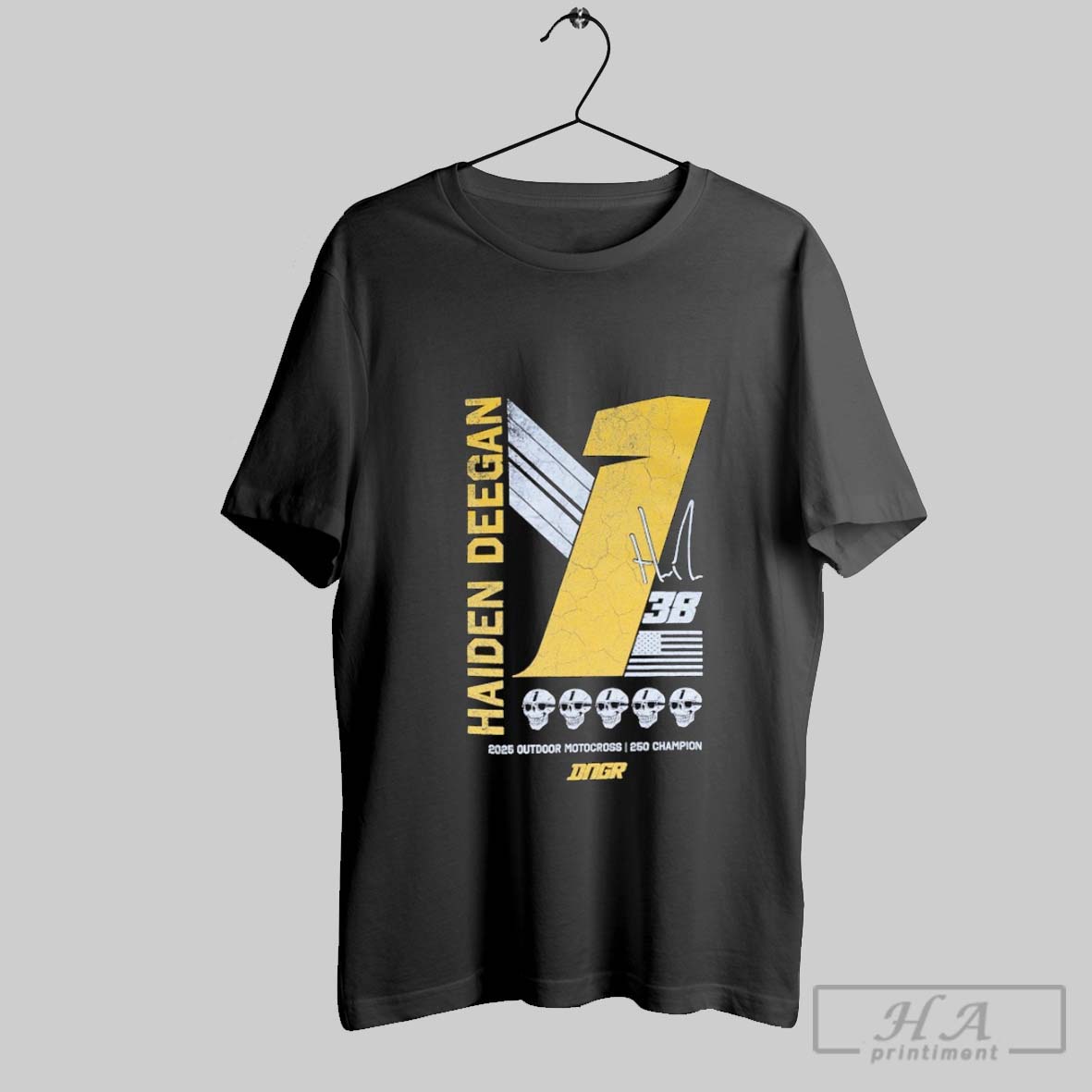 Haiden Deegan 2025 Outdoor Motorcross 250 Mx Champion T Shirts