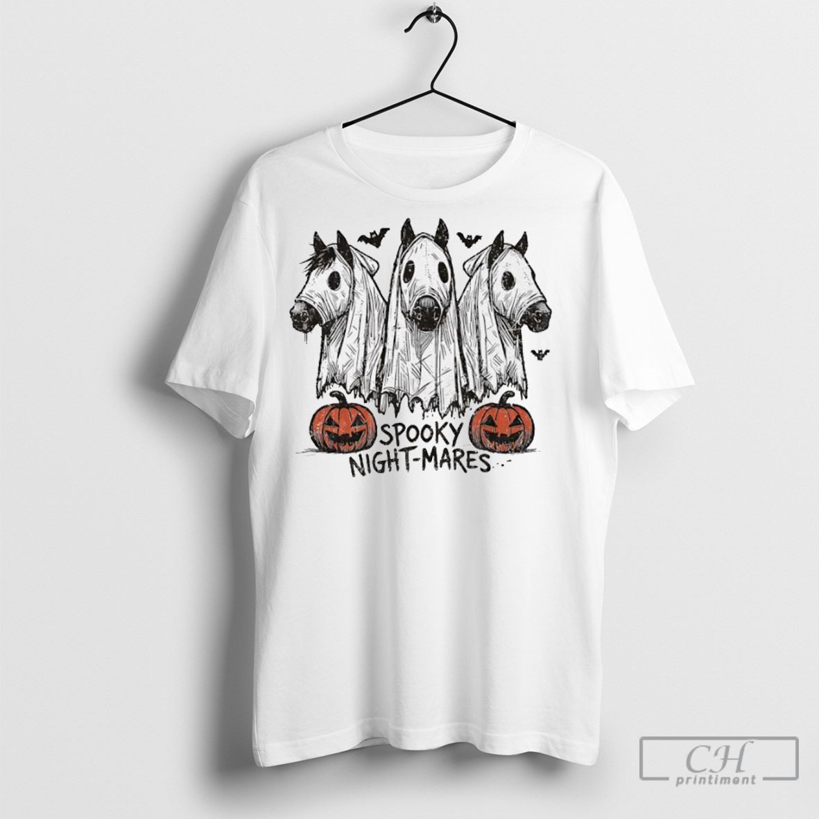 Halloween Spooky Night Mares Horse Shirts Hoodie