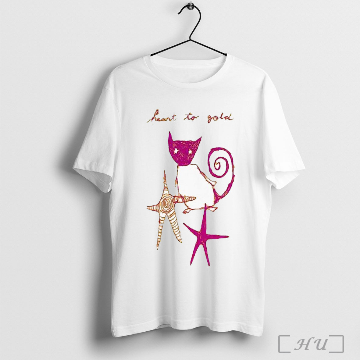 Heart To Gold Stars T Shirt Sweatshirt